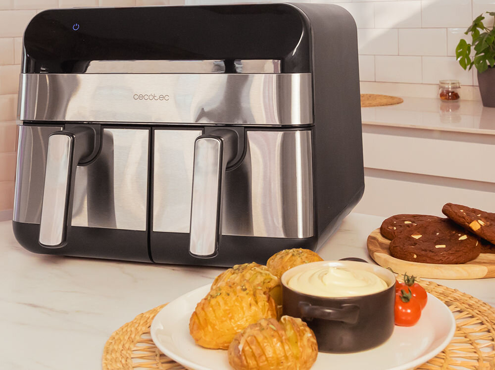 Frytownica CECOTEC Cecotec Cecofry Advance 9000 Inox funkcjonalność stylowy design praktyczne technologie zdrowo szybko zachowanie najwyższych standardów kulinarnych centralny punkt w kazdej kuchni na co dzień na specjalne okazje  