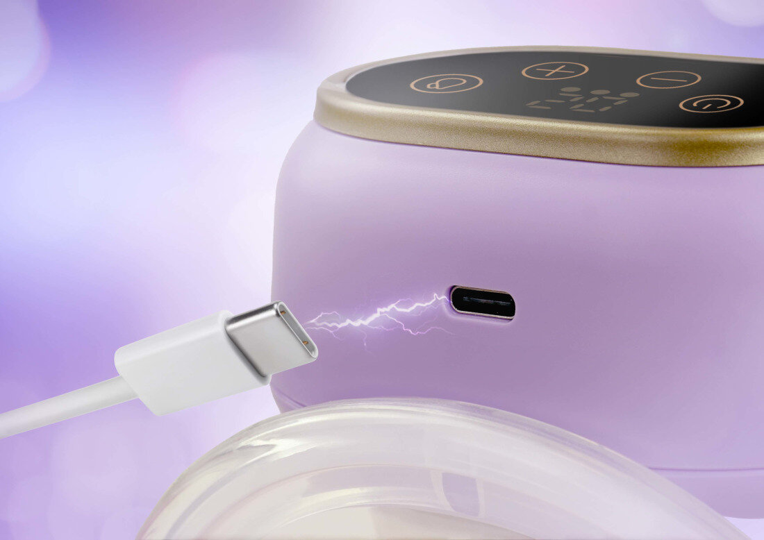 Laktator NENO Sole kabel USB-A/USB-C wygoda czas ładowania możliwości