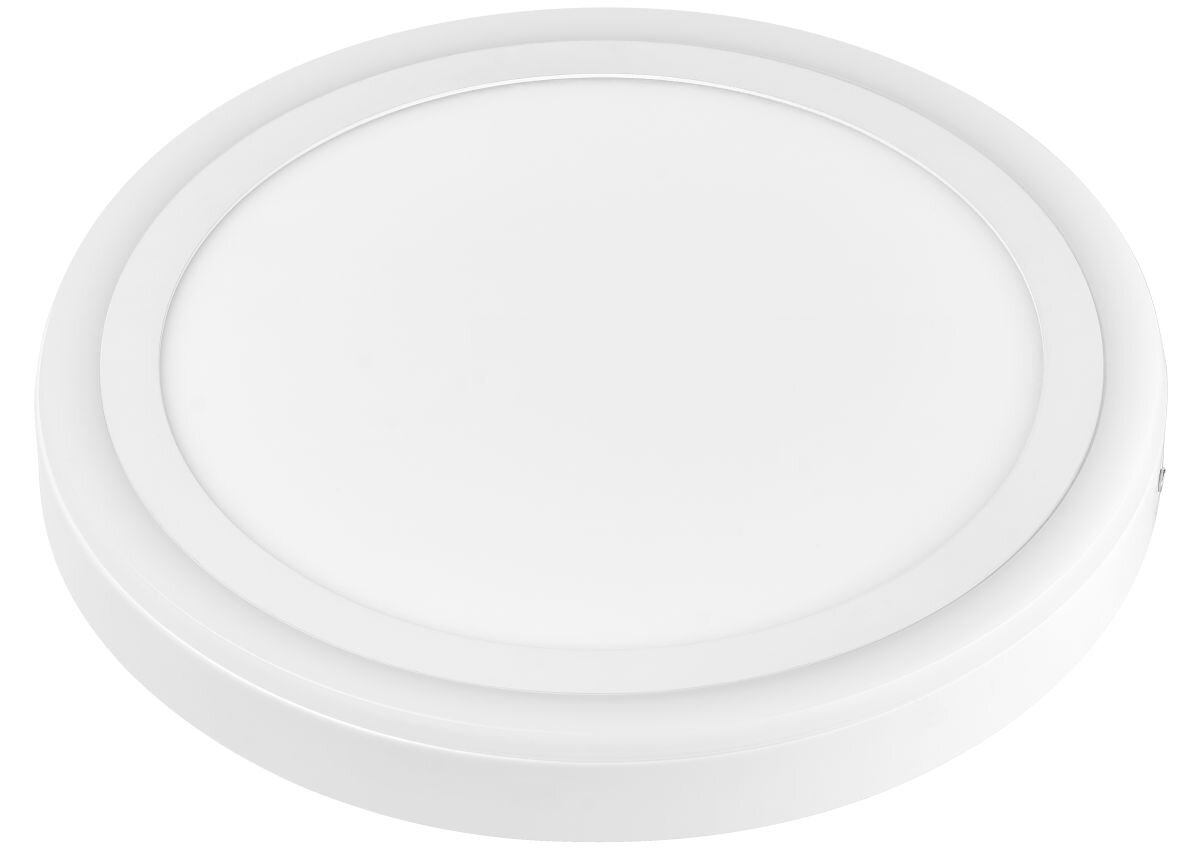 Plafon TRACER Lumi Round TRAOSW47320 biały, styl, funkcjonalność, geometryczna, kulista, na białym tle plafon od górnej części