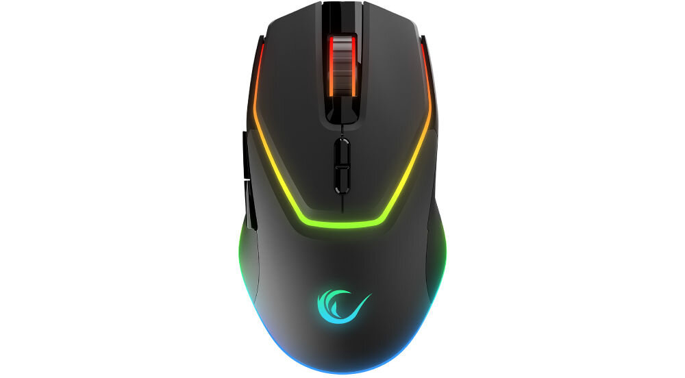 Mysz RAMPAGE Vortex M1 Czarny sensor optyczny precyzyjne i płynne śledzenie ruchów dokładność szybkie dynamiczne gry 