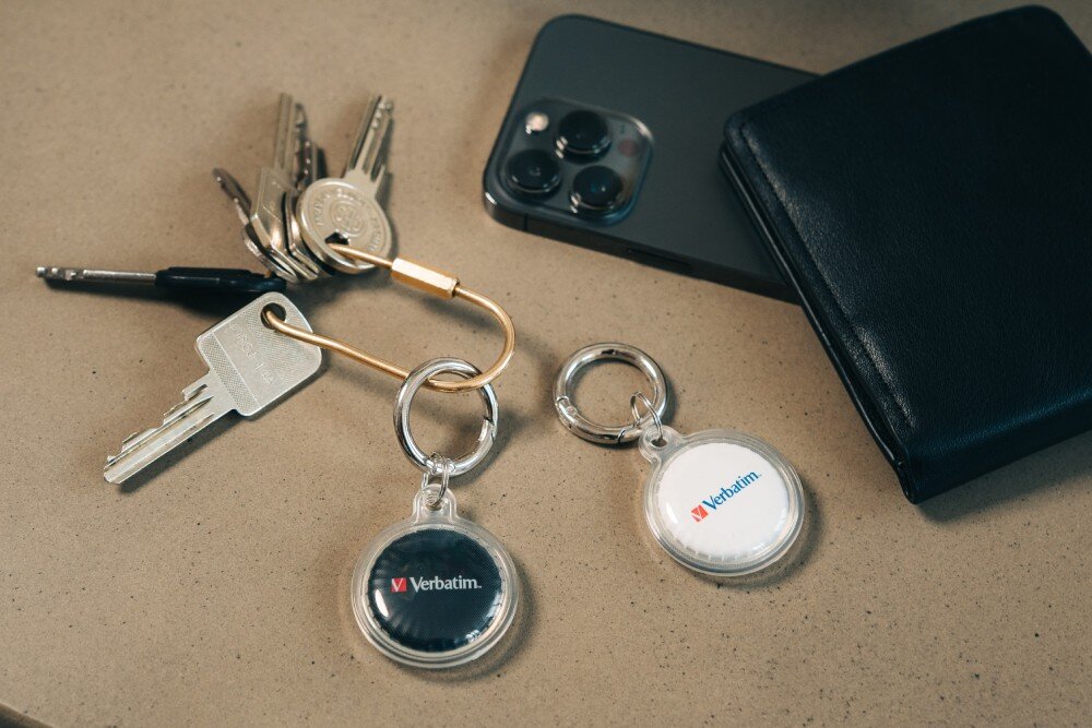 Lokalizator VERBATIM My Finder Coin MYFC-02BW Czarny/Biały (2 szt.) opis