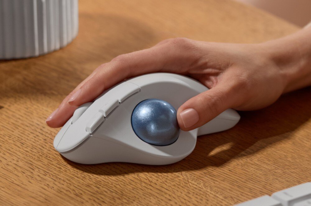 Mysz LOGITECH Ergo M575S Biały opis