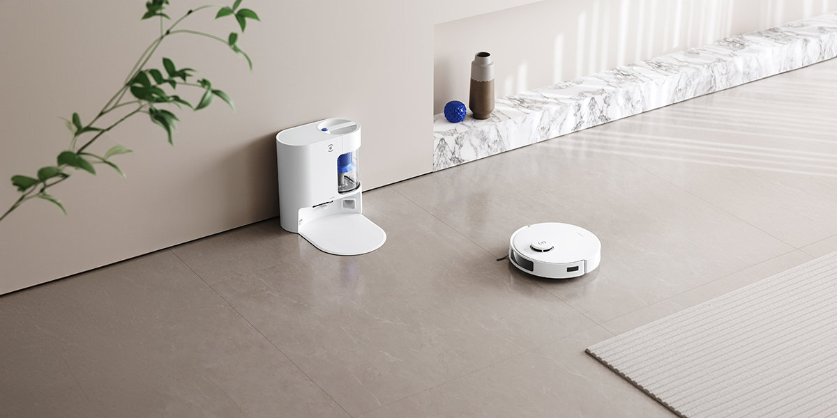 Robot sprzątający ECOVACS Deebot N20 8000 Pa zanieczyszczeń i sierści zwierząt podłóg dywanów