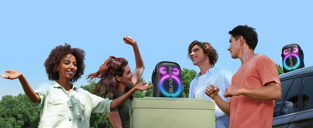 Głośnik mobilny SOUNDCORE Rave Neo 2 moc basy tony utwor brzmienie