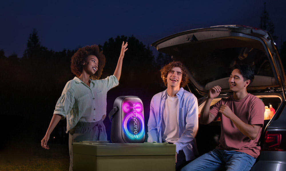 Głośnik mobilny SOUNDCORE Rave Neo 2 efekty swietlne led aplikacja klimat impreza