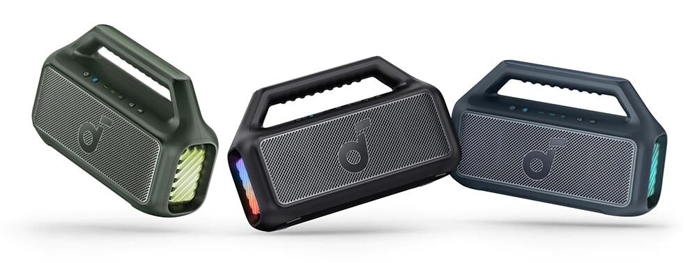 Głośnik mobilny SOUNDCORE Boom 2 design kratka styl podroze