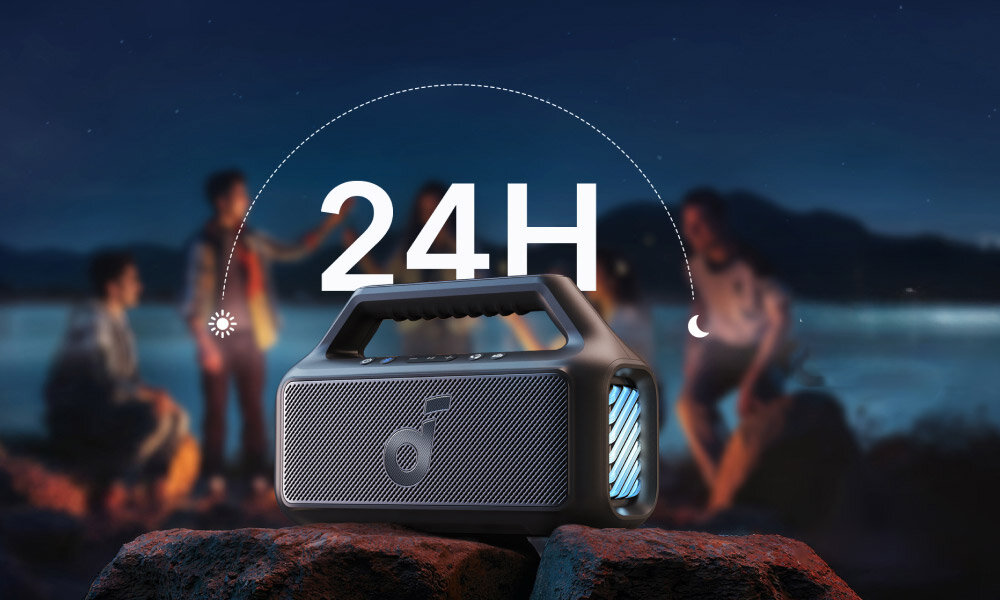 Głośnik mobilny SOUNDCORE Boom 2 powerbank moc ladowanie