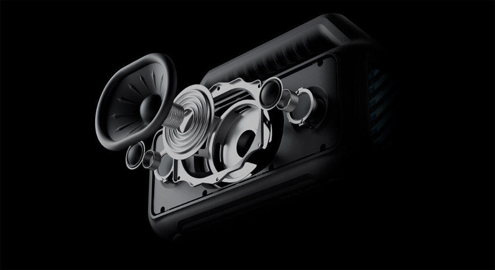 Głośnik mobilny SOUNDCORE Boom 2 muzyka moc dzwiek jakosc subwoofer wysokie tony