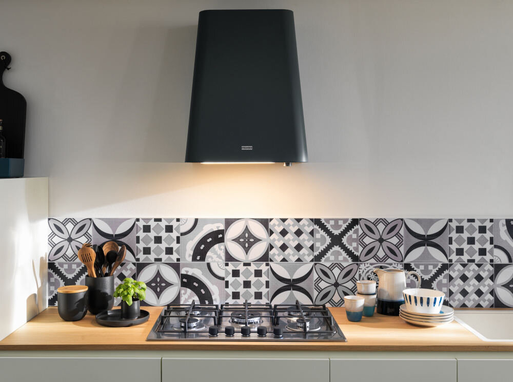 Okap FRANKE FSMD 508 BK 335.0528.006 Czarny matowy typ wtyczki Wylot powietrza średnica