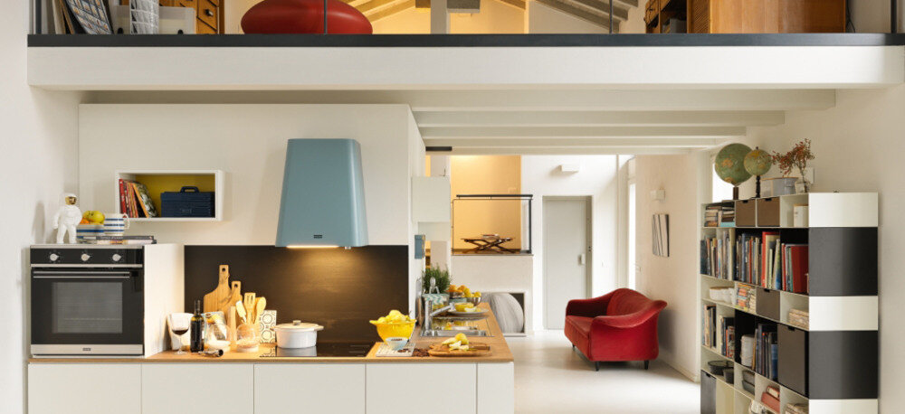 Okap FRANKE FSMD 508 BL 335.0530.203 Niebieski matowy Wysoka klasa energetyczna Montaż ścienny szerokość