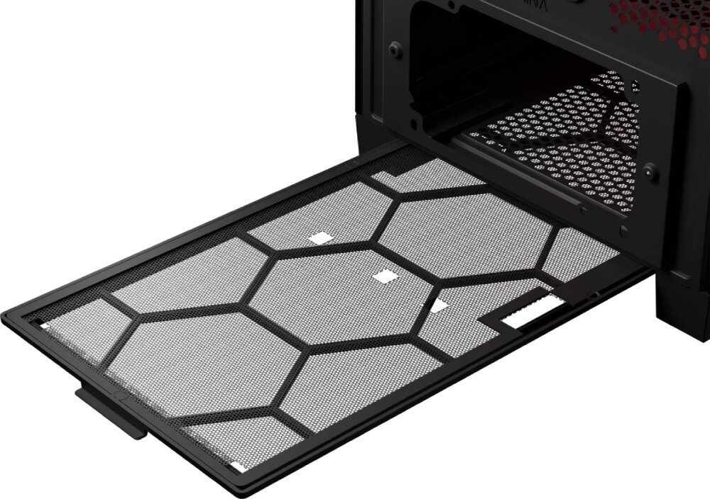 Obudowa MODECOM Volcano Expanse S Midi Czarny filtry konserwacja demontaż