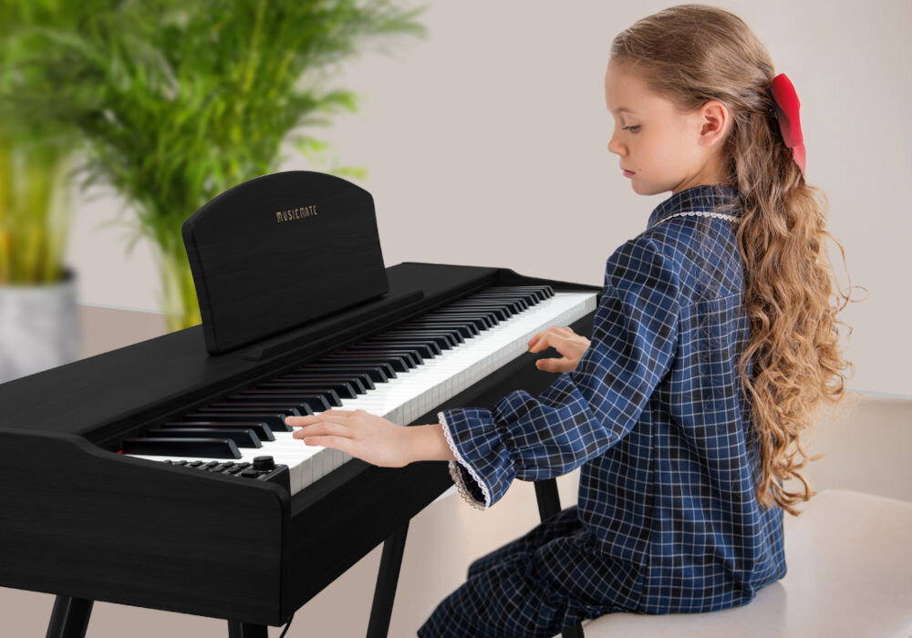 Pianino cyfrowe MUSICMATE MM-P40-B Czarny jakość dźwięku zastosowanie