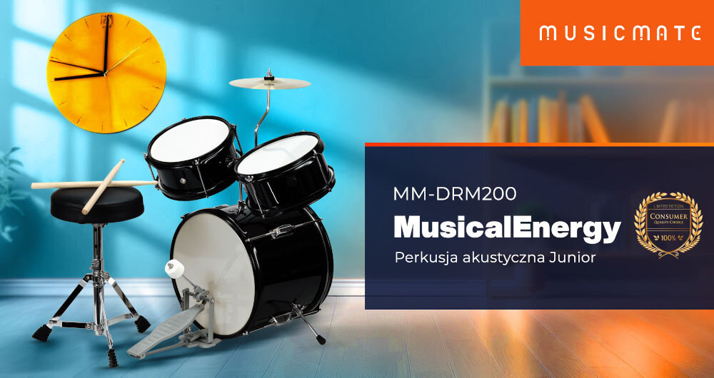 Perkusja MUSICMATE DRM250 MusicalStrike Czarny
