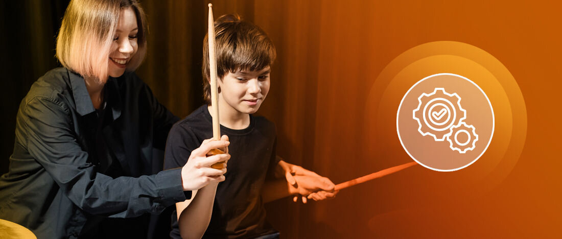 Perkusja elektroniczna MUSICMATE MM-DRM-100 moduł dźwiękowy wyświetlacz led