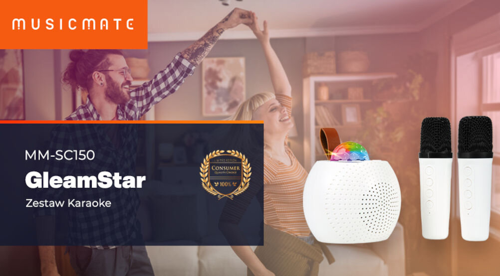 Zestaw karaoke MUSICMATE MM-SC150 GleamStar