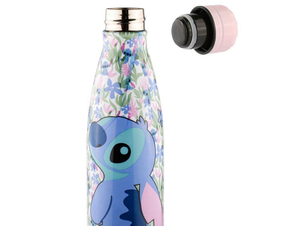 Butelka stalowa CORIEX Stitch unikalny charakter kolorowy nadruk idealne na prezent przyjemność