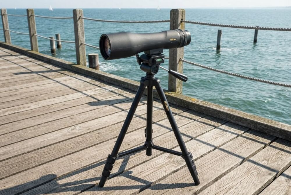 NIKON Prostaff 3 16-48x60 luneta obserwacyjna kompaktowa wodoodporna z zoomem i statywem