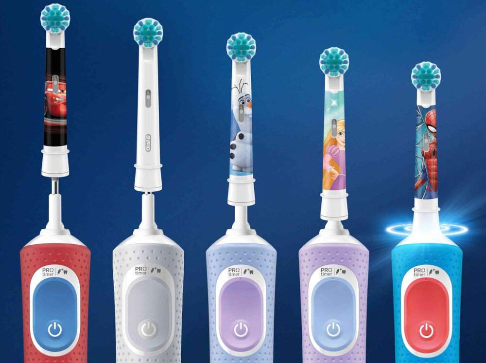 Oryginalna końcówka do szczoteczki ORAL-B Kids Król Lew (8 szt.) (Dla dzieci) Łatwość użycia każdego dnia do wszystkich szczoteczek elektrycznych Oral-B Kids regularność higieny jamy ustnej