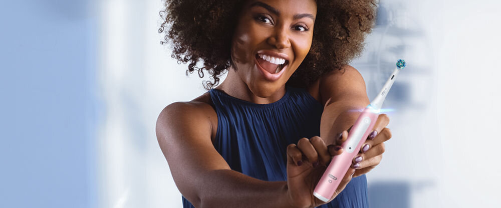 Szczoteczka magnetyczna ORAL-B iO Sensi Clean Różowy czyste zeby