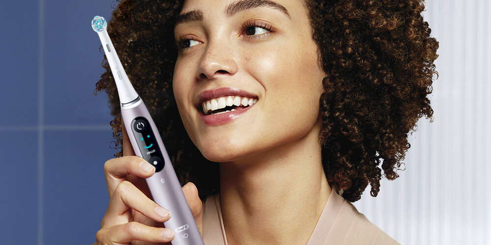 Szczoteczka magnetyczna ORAL-B iO 9 Special Edition Różowy czyste zęby