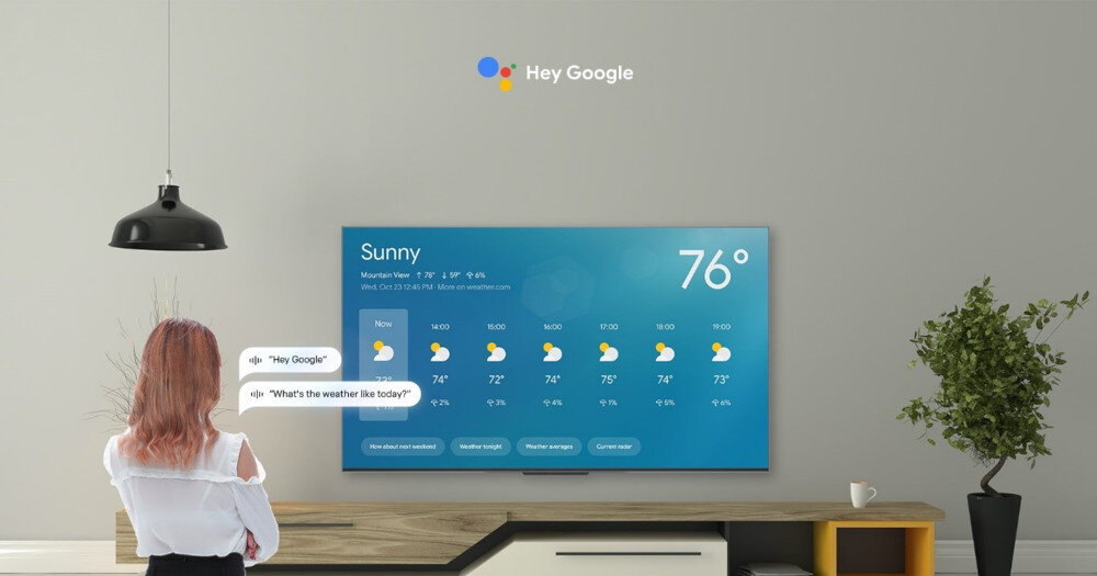 Telewizor METZ 65MNE9000Z  - sterowanie głosem