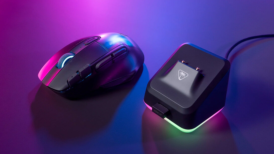 Turtle Beach Kone XP Air Black 10 przycisków kółko 4D Easy-Shift[+] do 29 opcji