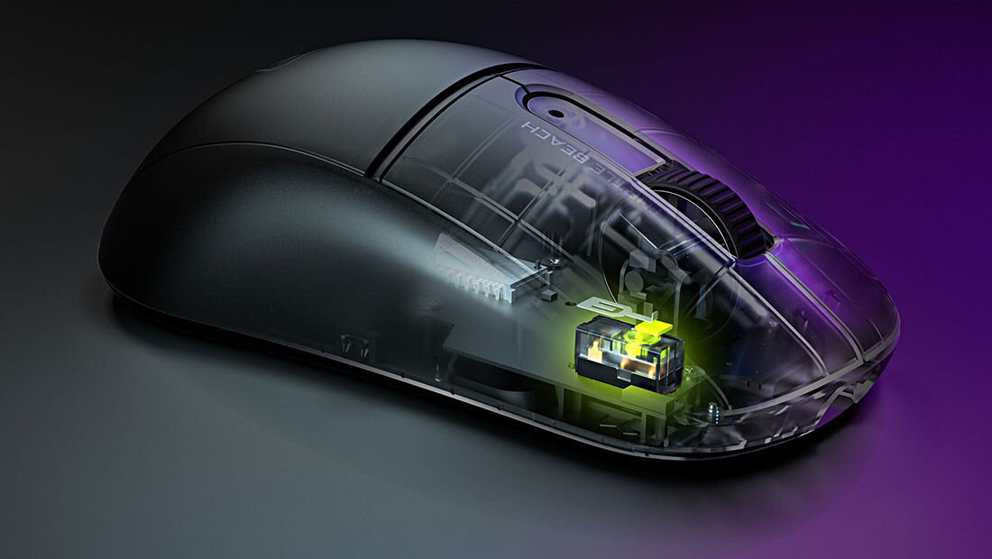 Turtle Beach Burst II Air czarna czujnik optyczny
Owl-Eye szybkość śledzenia do 650 IPS rozdzielczość 26000 dpi przełączniki optyczne TITAN