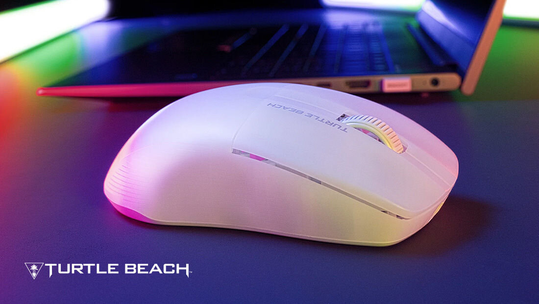 TURTLE BEACH Pure Air Biała Bezprzewodowa mysz dla graczy
