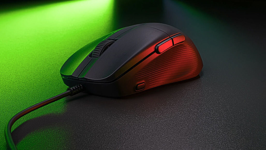 Mysz TURTLE BEACH Pure Sel Czarny lekka waga 49 gram dopasowuje się do kształtu dłoni mechanizm naprężenia