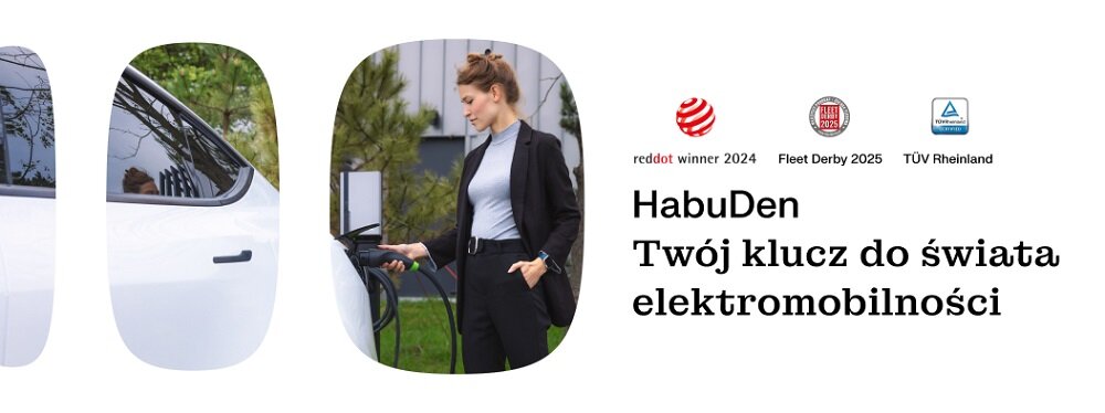 GREEN CELL HabuDen Wallbox 3,6 kW, 7,2 kW, 11 kW 22 kW mocy złączem Typ 2 Urzędu Dozoru Technicznego (UDT) laureatem nagrody Fleet Derby 2025 ładowarek do EV