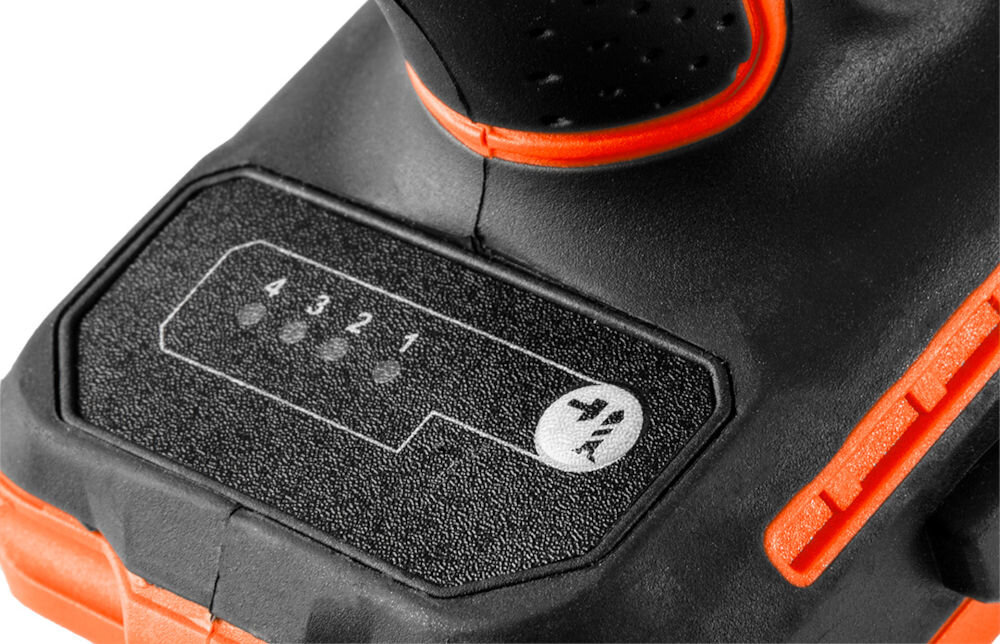 Zakrętarka udarowa NEO TOOLS 04-612 moment obrotowy 300 Nm najbardziej wymagajace zadania uniwersalny uchwyt hex 1/4 6,35 mm szybka bezproblemowa wymiana końcówek roboczych oszczędność czasu ułatwienie pracy cztery zakresy prędkości obrotowej różne poziomy momentu obrotowego dostosowanie do specyfiki materiału lub zadania