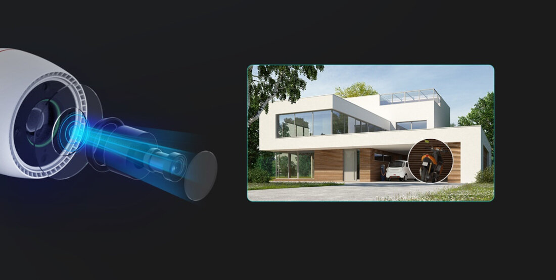 Kamera EZVIZ H3C 3K Zewnętrzna, Wi-Fi / LAN ochrona dou detale obraz wideo rozdzielczość 3K