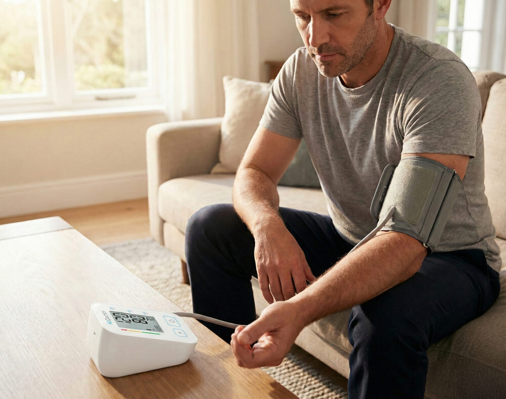 Ciśnieniomierz AIR DOCTOR SHC03A Biały Precyzyjne wyniki Regularne pomiary ciśnienia profilaktyka Dokładność pomiaru ciśnienia na poziomie 1 mmHg