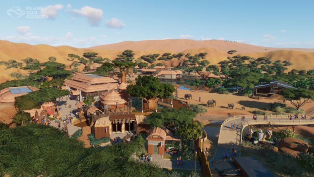 Gra Planet Zoo autentycznych zwierząt myślą, czują i odkrywają siedliska znaczące decyzje dzikich zwierząt kontrolera do konsoli