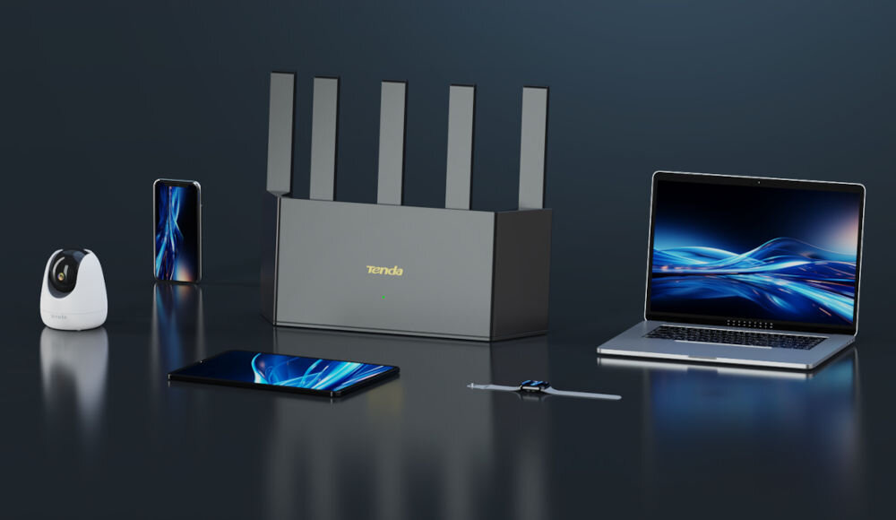 Router TENDA TX12L Pro 2.4 / 5 GHz (DualBand), Wi-Fi Mesh Niesamowity design oraz 3 lata gwarancji