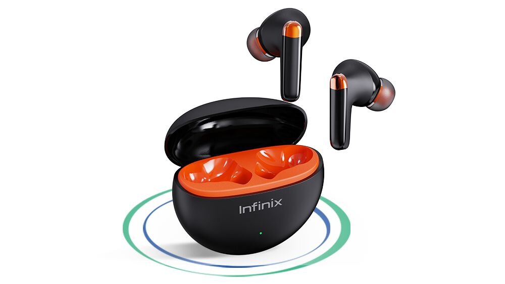 Słuchawki dokanałowe INFINIX Buds Neo XE26 ANC czas pracy czas dzialania