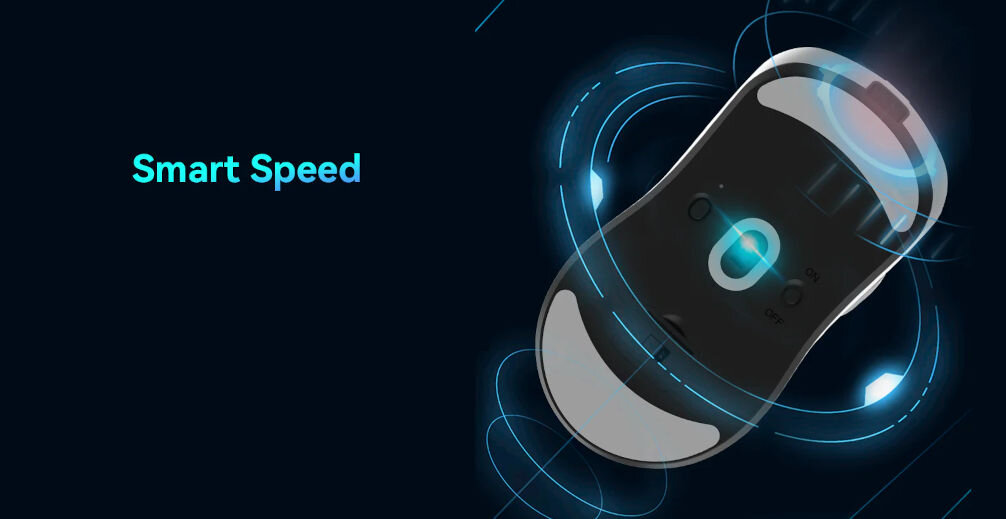 Mysz VGN Dragonfly F1 Moba Biały technologia smart speed odporna na zakłócenia możliwość przełączania trybów USB-A / USB-C