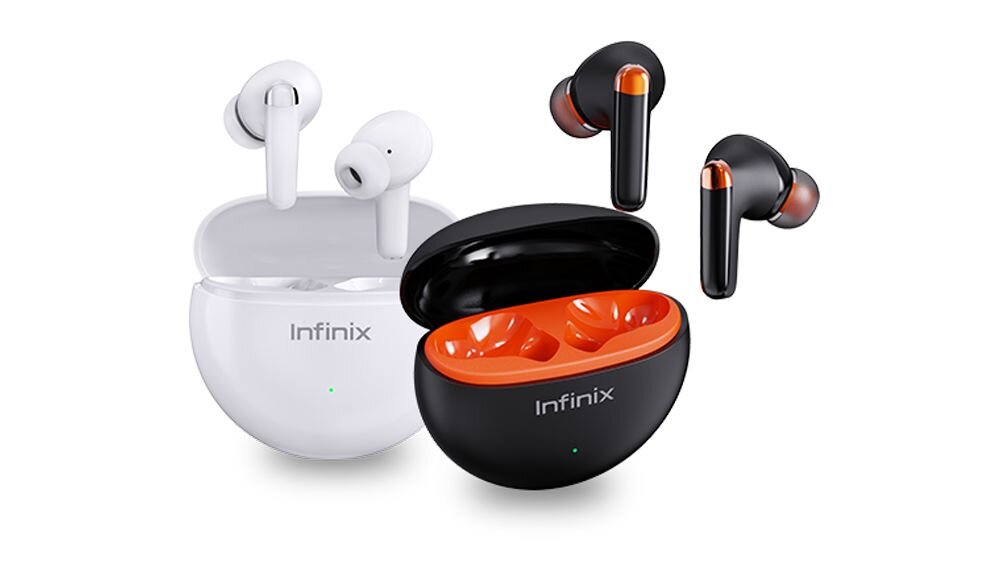 Słuchawki dokanałowe INFINIX Buds Neo XE26 ANC muzyka kontrola aplikacja
