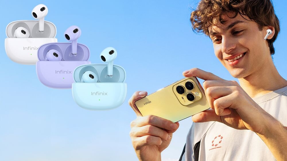 Słuchawki Infinix XBUDS 3 wygoda bezpieczenstwo przyjemnosc konstrukcja wygoda