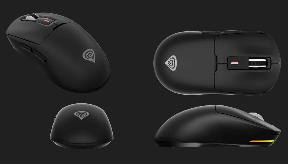 Mysz GENESIS Zircon 660 czarny świetna ergonomia z myślą o komforcie gwarancja wygody