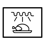 Ikona funkcji grillowania potraw