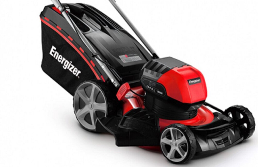 Kosiarka akumulatorowa ENERGIZER EZ40VTDE46N kosz siatkowy pojemność 60 l aerodynamiczne prowadzenie powietrza wskaźnik napełnienia