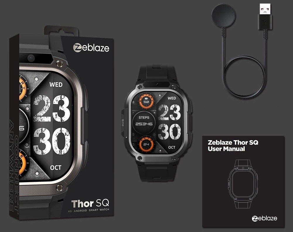 Smartwatch ZEBLAZE Thor SQ Styl zestaw