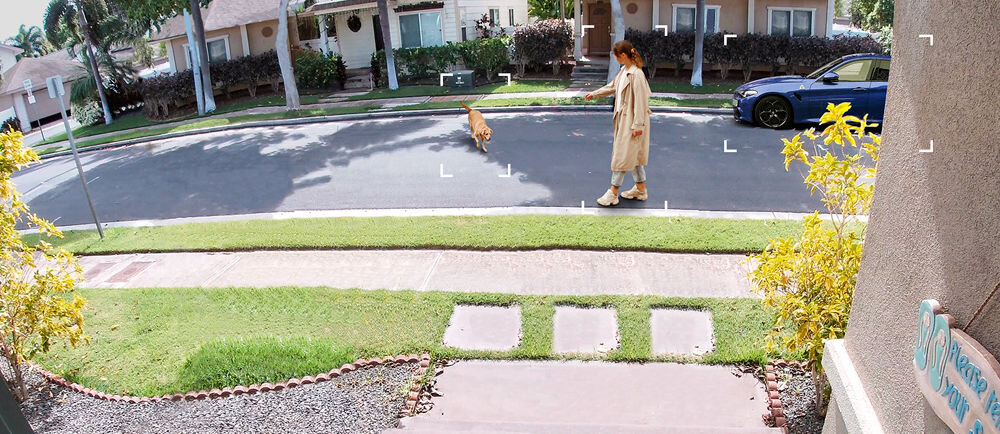 Kamera TP-LINK Tapo C420 Zewnętrzna, Wi-Fi / LAN, alerty, niepotrzebne, smart SI, fragmenty, kamera przed domem obserwuje ulicę