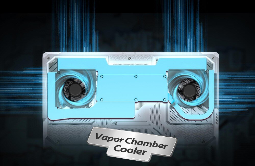 Laptop MSI Titan 18 HX A14VHG-414PL 18 IPS i9-14900HX 64GB RAM 2TB SSD GeForce RTX4080 Windows 11 Home chłodzenie wentylatory przepływ powietrza