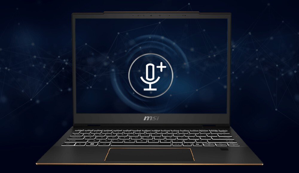 Laptop MSI Summit E13 AI Evo A1MTG-047PL 13.3 IPS Ultra 7-155H 32GB RAM 1TB SSD Windows 11 Home komunikacja kamera mikrofony redukcja szumów