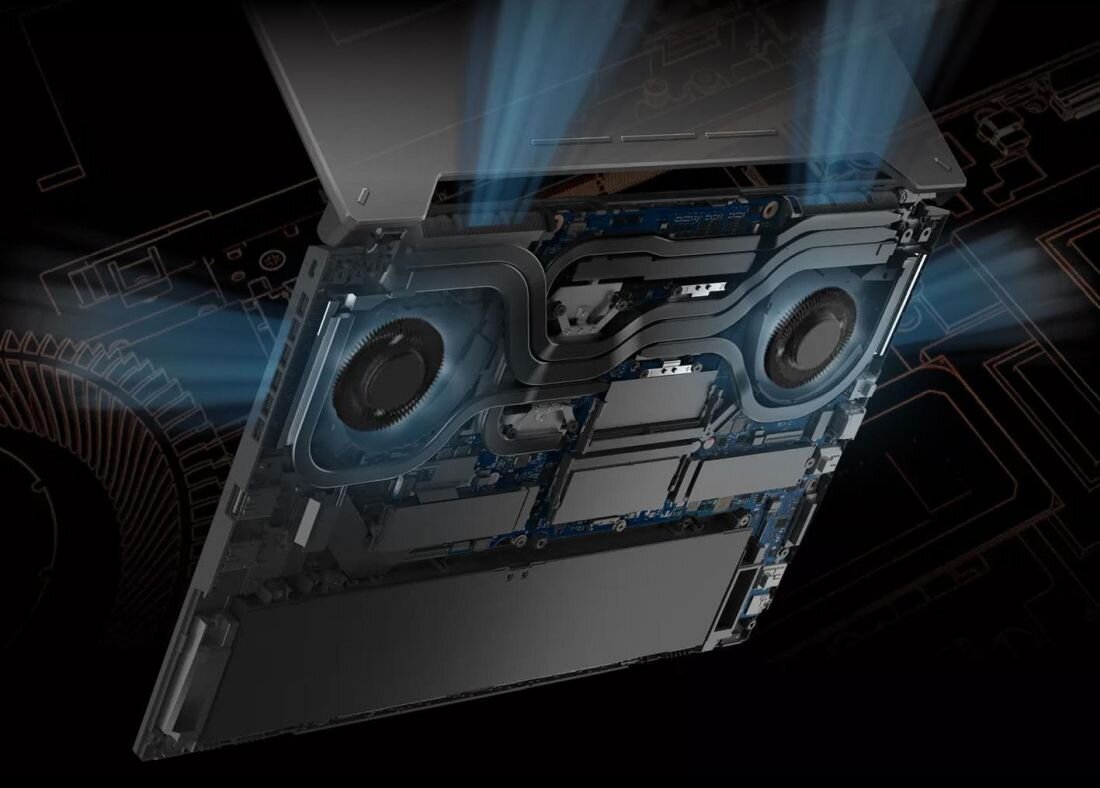 Laptop ASUS TUF Gaming A15 - Chłodzenie Arc Flow