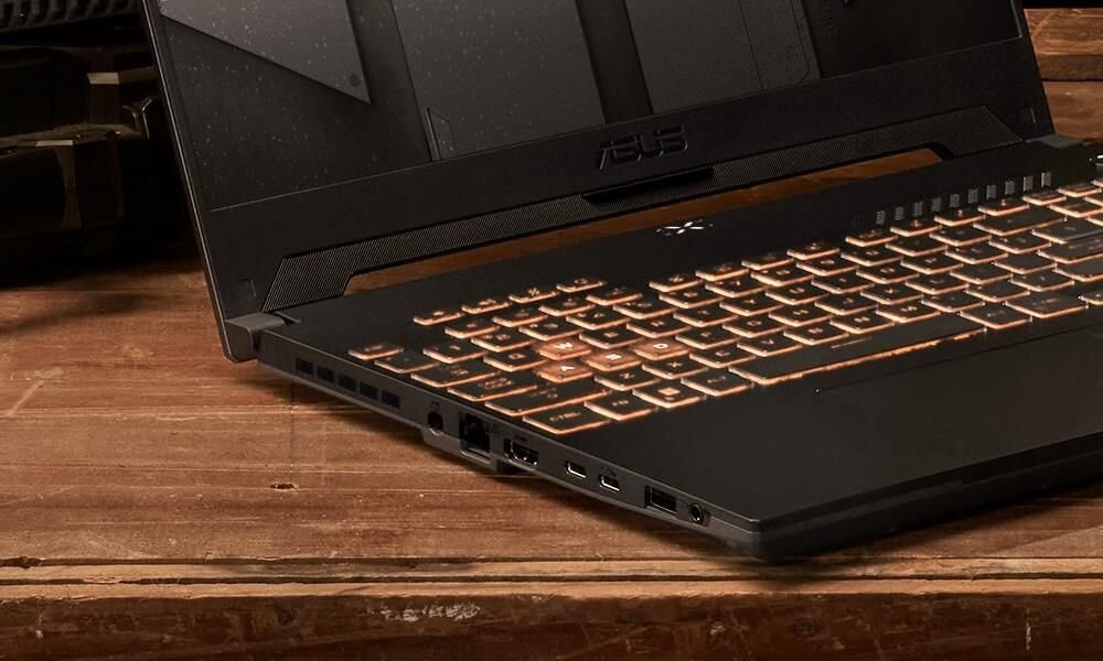 Laptop ASUS TUF Gaming F15 - HDMI 2.0b USB typu C DisplayPort Wi-Fi 6 (802.11ax)  