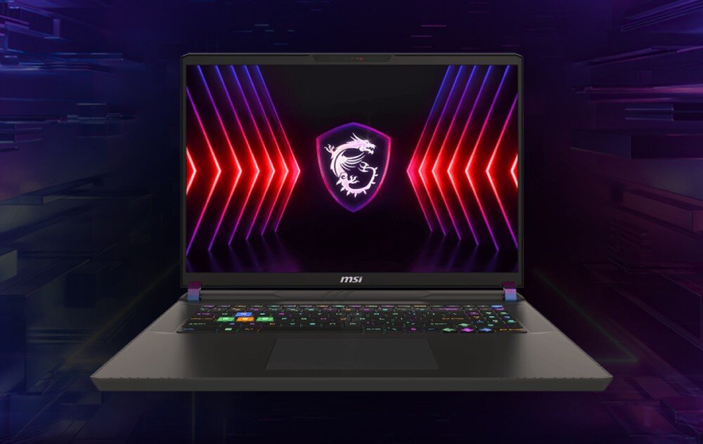 Laptop MSI Vector 17 HX A14VGG-253PL 17 IPS 240Hz i9-14900HX 32GB RAM 1TB SSD GeForce RTX4070 Windows 11 Home przesłona obiektywu szyfrowanie