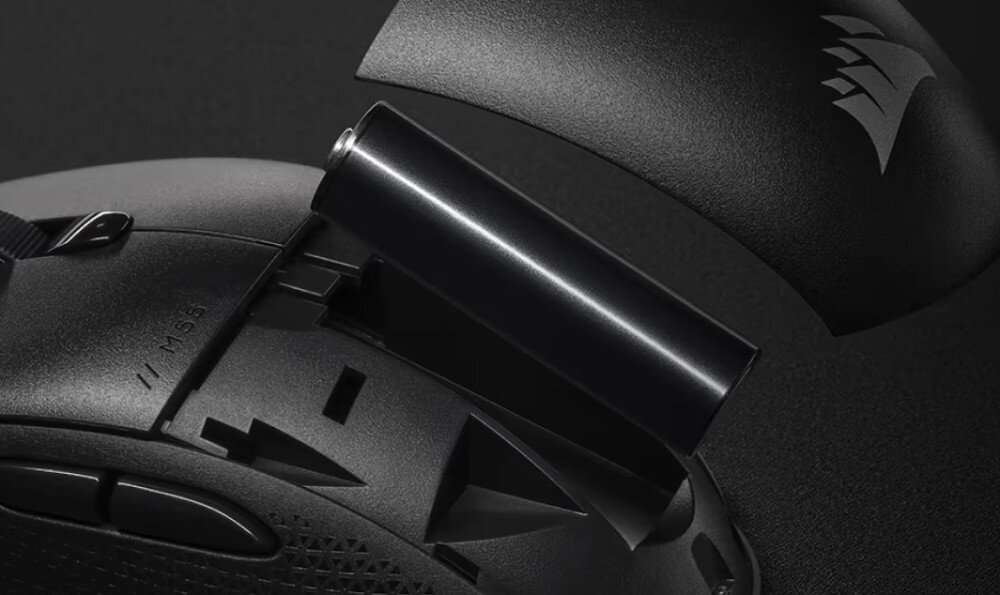 Mysz CORSAIR M55 Wireless bateria zasilanie czas działania